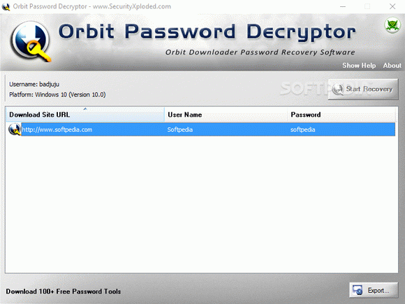 Orbit Password Decryptor Crack With License Key Latest 2024
