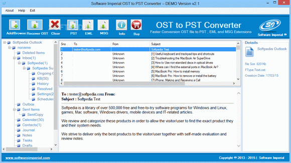 Software Imperial OST to PST Converter Crack Plus Activation Code