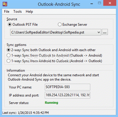 Outlook-Android Sync Serial Number Full Version