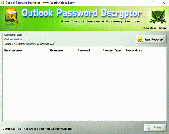 Outlook Password Decryptor Crack + License Key (Updated)