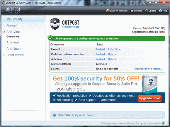 Outpost Security Suite Free Crack With Activator