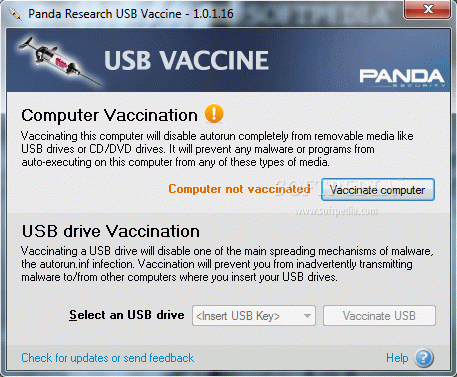 Panda USB Vaccine Crack + Activation Code Download