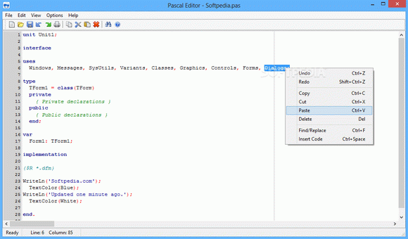 Pascal Editor Crack + License Key