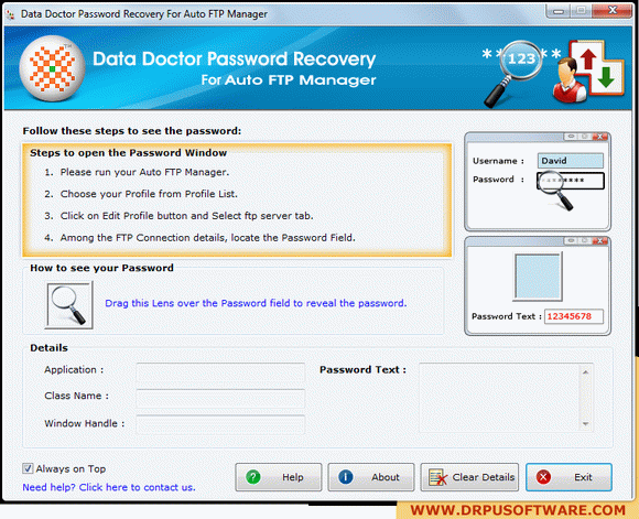 Password Recovery Software For Auto FTP Crack With Activator 2024