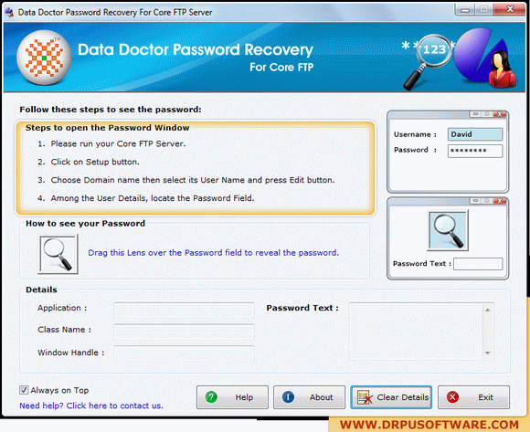 Password Recovery Software For Core FTP Crack With Activation Code Latest