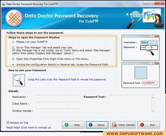 Password Recovery Software For CuteFTP Crack + License Key Download