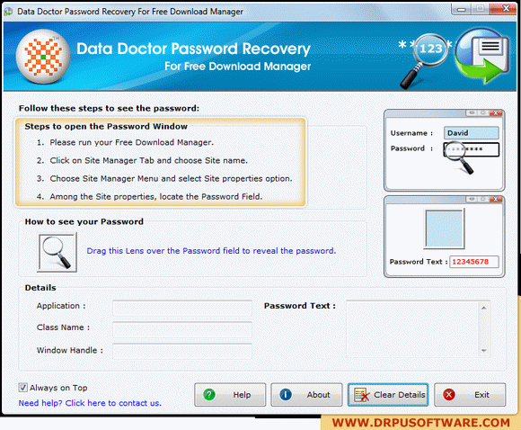Password Recovery Software For Free Download Manager Crack + Serial Key