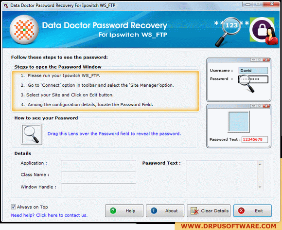 Password Recovery Software For Ipswitch WS_FTP Crack With Activator