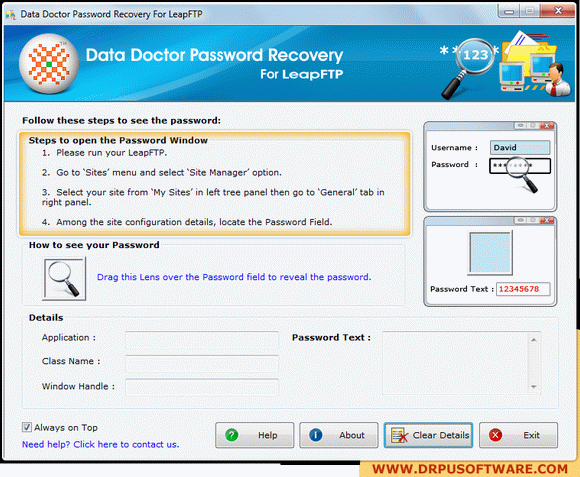 Password Recovery Software For LeapFTP Crack & Activator