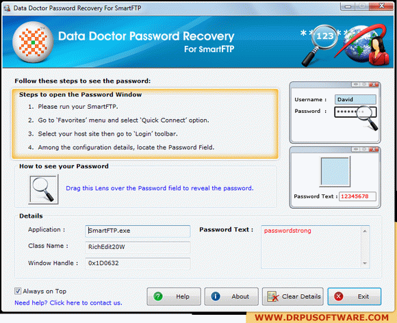 Password Recovery Software For SmartFTP Crack With License Key