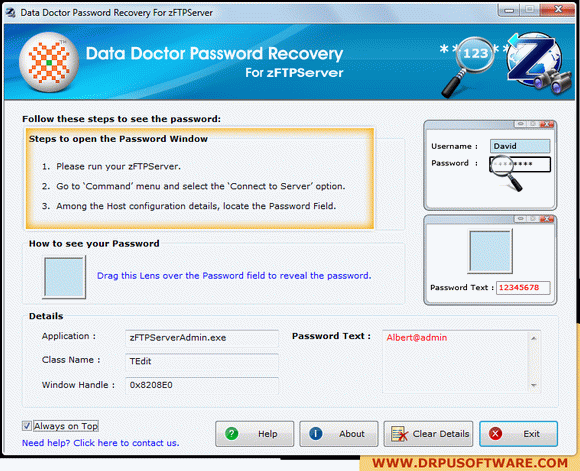 Password Recovery Software For zFTPServer Crack With License Key Latest 2024