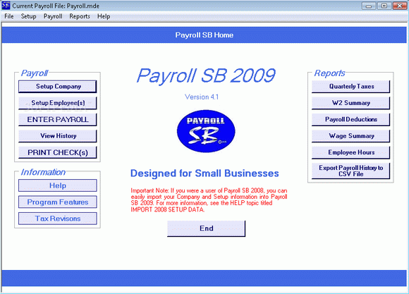 Payroll SB 2009 Crack + Activator Download