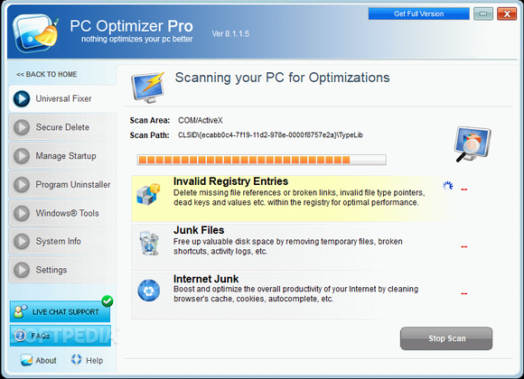 PC Optimizer Pro Serial Number Full Version