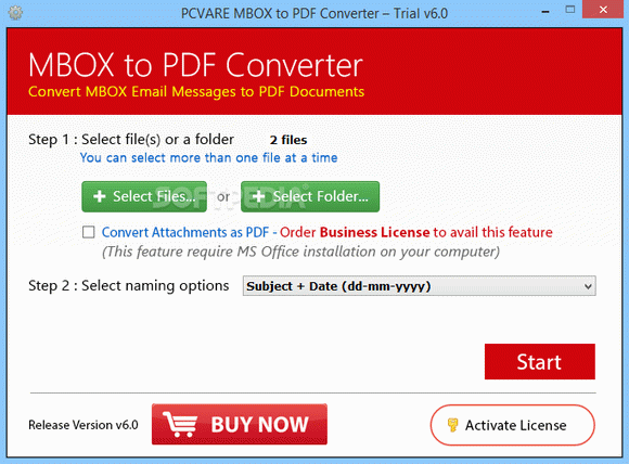 PCVARE MBOX to PDF Converter Crack + Activator (Updated)