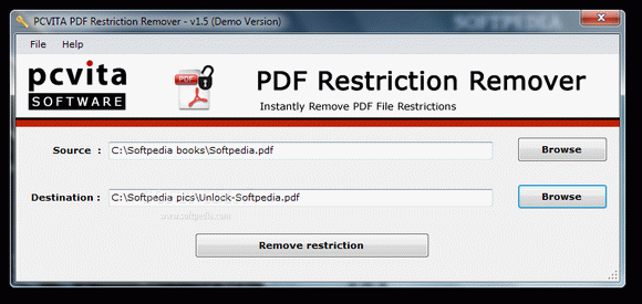 PCVITA PDF Restriction Remover Crack With License Key Latest 2024