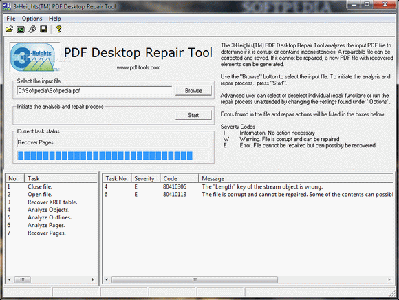 3-Heights PDF Desktop Repair Tool Crack With Serial Key