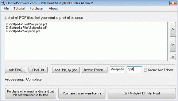 PDF Print Multiple PDF Files At Once Crack Full Version