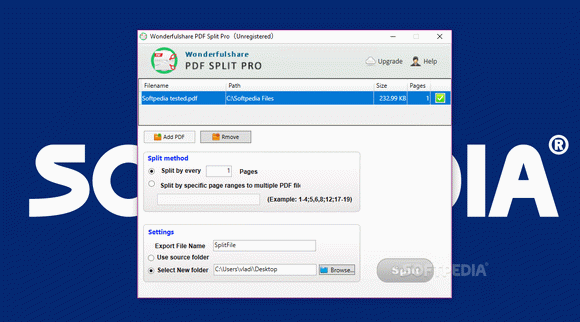 WonderfulShare PDF Split Pro Crack With Serial Key Latest