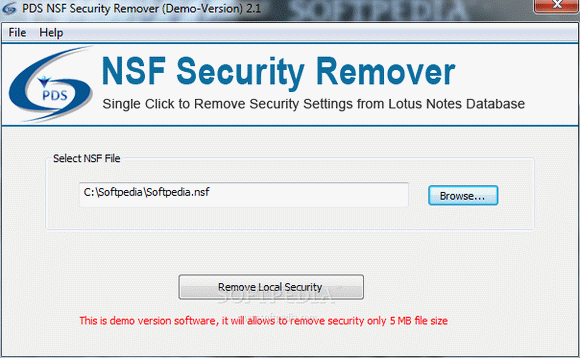 PDS NSF Security Remover Activation Code Full Version