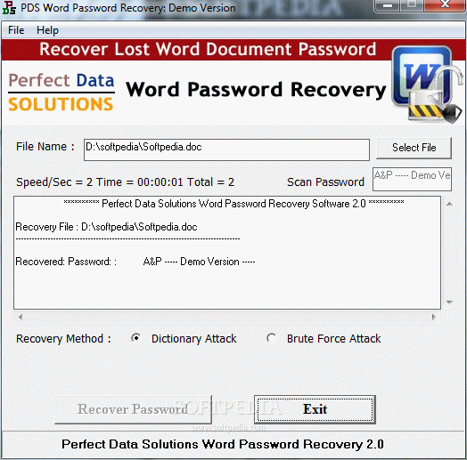 PDS Word Password Recovery Crack & License Key