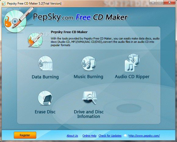 Pepsky Free CD Maker Crack + License Key Download