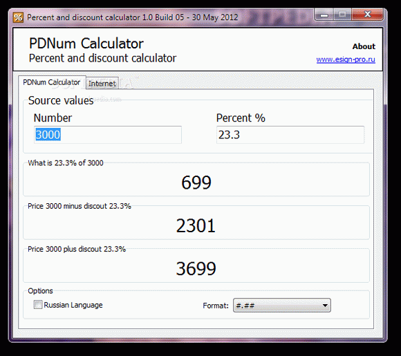 Percent and discount calculator Crack + Serial Number Download 2024