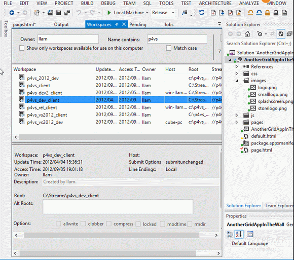 Perforce Visual Studio Plug-In (P4VS) Crack With Activation Code