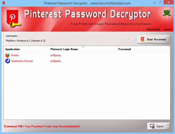 Pinterest Password Decryptor Crack + Activator (Updated)