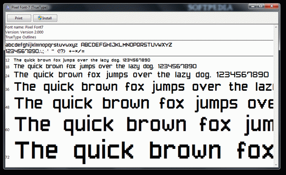 Pixel Font-7 Crack + Serial Key Updated