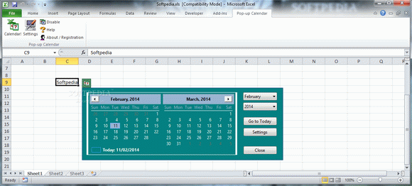 Pop-up Excel Calendar Crack & Keygen
