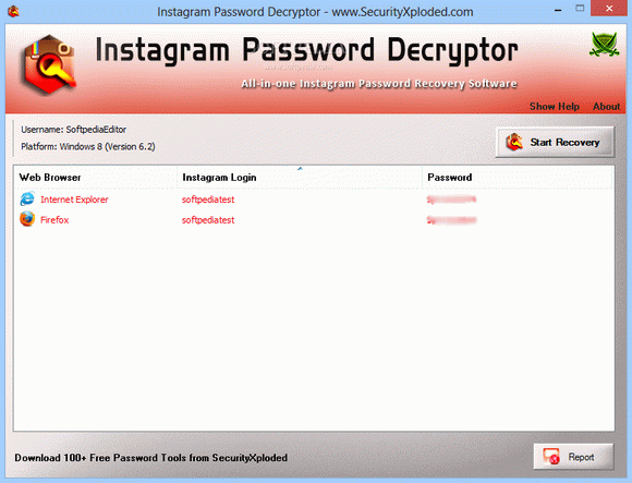 Portable Instagram Password Decryptor Crack + Serial Key Updated