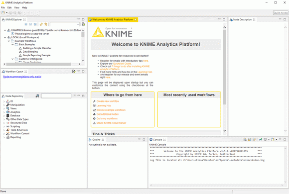 Portable KNIME Analytics Platform