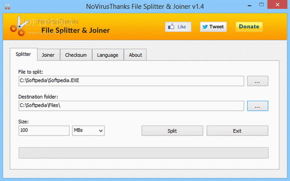 Portable NoVirusThanks File Splitter & Joiner Crack With Activation Code