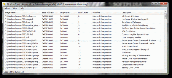 Portable NoVirusThanks Kernel Mode Drivers Manager Crack With License Key 2024