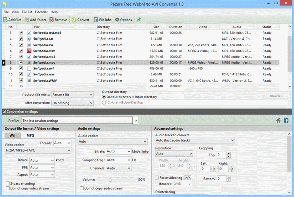 Portable Pazera Free WebM to AVI Converter Crack + Serial Number