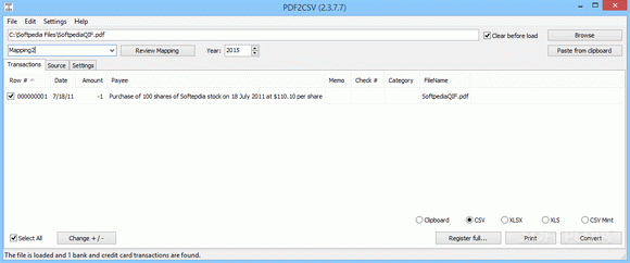 Portable PDF2CSV Crack + Serial Number Download