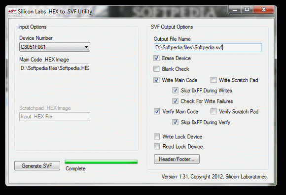 Portable Silicon Labs .HEX to .SVF Conversion Utility Crack + Keygen Download 2024