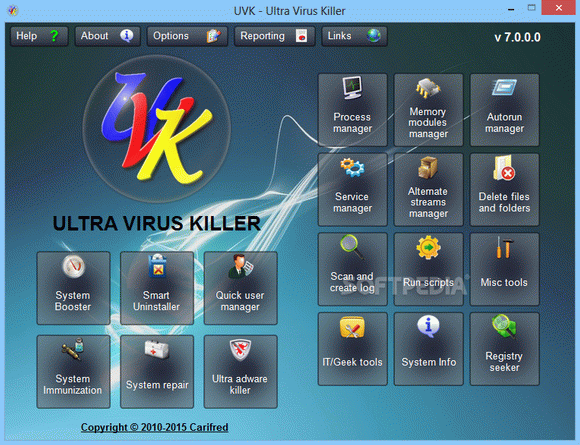 Portable UVK (Ultra Virus Killer) Crack + Activation Code