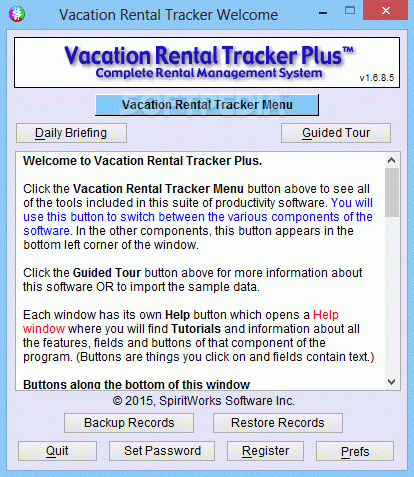 Portable Vacation Rental Tracker Plus Crack & Activation Code