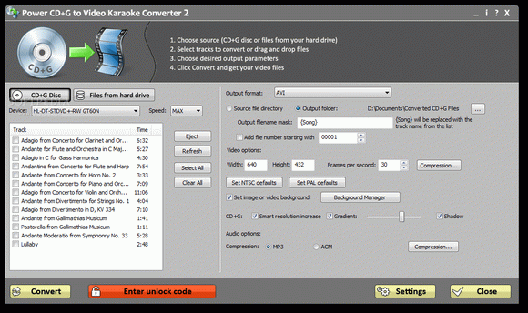 Power CD+G to Video Karaoke Converter Crack + Activator Updated