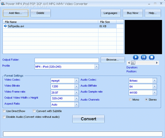 Power MP4 iPod PSP 3GP AVI MPG WMV Video Converter Crack + Keygen Download 2024