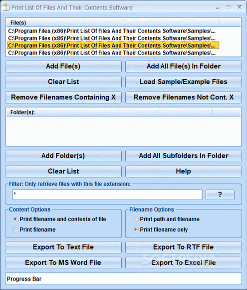 Print List Of Files And Their Contents Software Crack & Activation Code