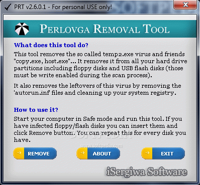 PRT (Perlovga Removal Tool)