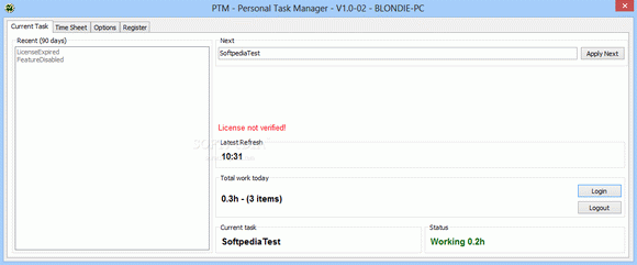 PTM - Personal Task Manager Serial Number Full Version