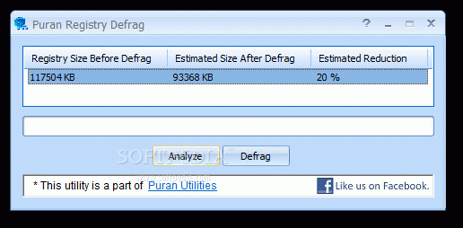 Puran Registry Defrag Serial Key Full Version