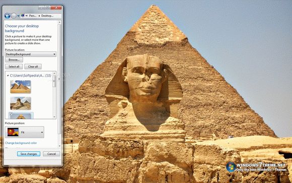 Pyramids and the Sphinx Windows 7 Theme Activation Code Full Version