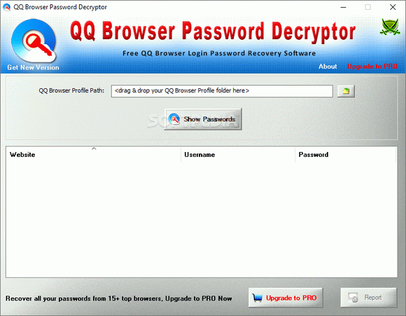 QQ Browser Password Decryptor Crack + Serial Number