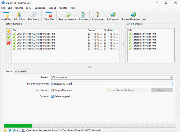 Quick File Renamer Lite Crack With Serial Number 2024