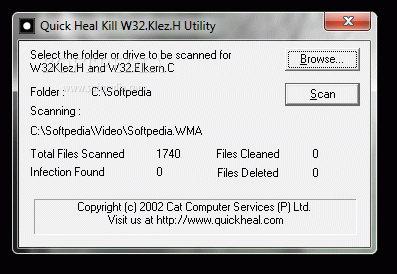 Quick Heal Kill W32.Klez.H Utility Crack + Serial Number (Updated)