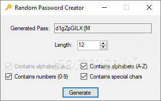 Random Password Creator Crack With Keygen